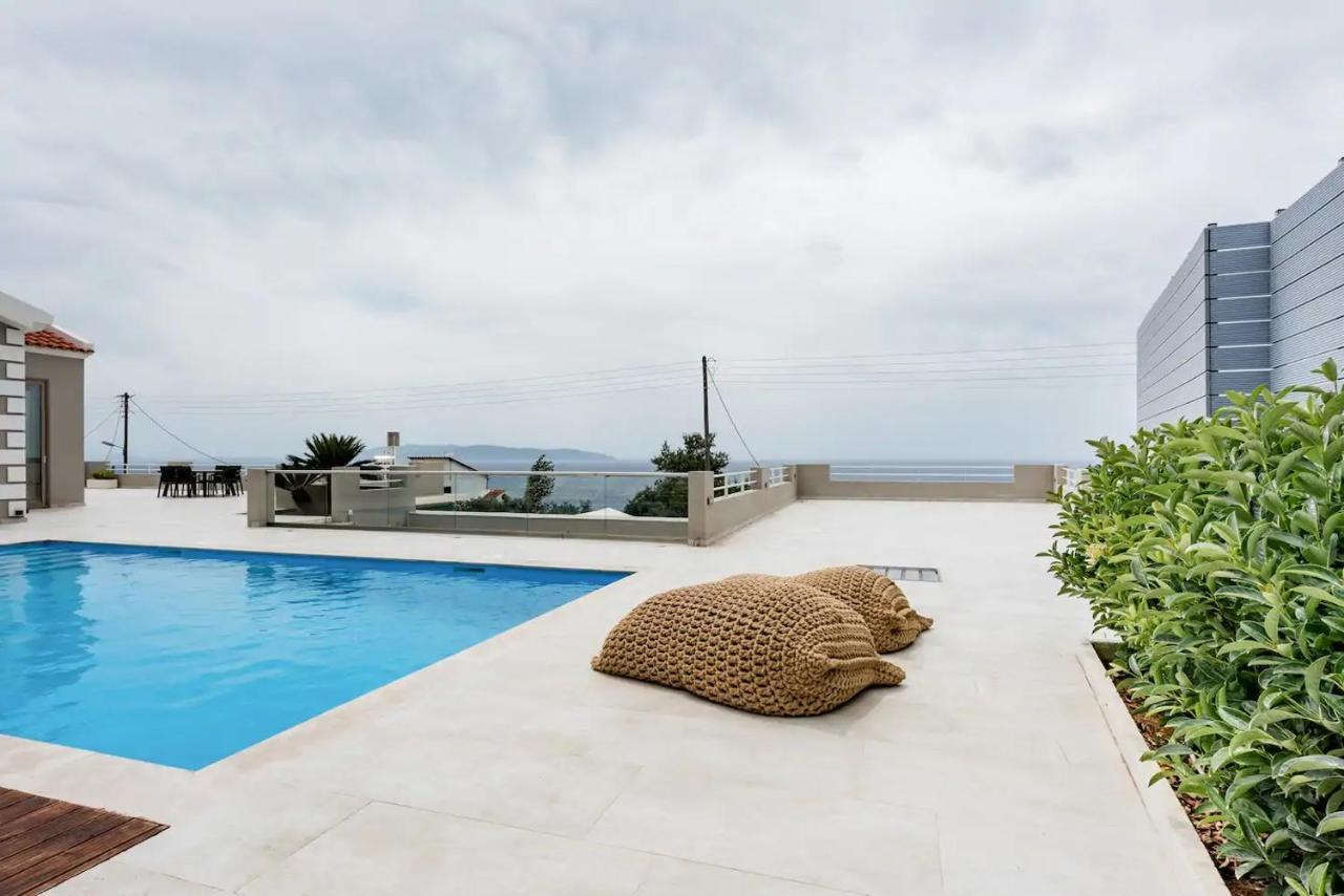 Etherealvilla-Family Villa With Pool Lourdata  Exterior foto